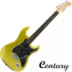 CENTURY CE-A384 Strat 22 Fresh Strat Guitar Strat, Bend, HSS + HSS + Free Knock & Bag