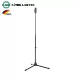 K&M® 25680 Microphone Stand, a microphone stand, microphone 3 -legged single stalk, adjustable 110 - 182 cm. Can be folded. Model.