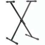 K&M® 18930 Keyboard Stand ขาตั้งคีย์บอร์ด แบบก้านเดียวตัว X ปรับสูงได้ 59.4 - 96.4 ซม. รองรับน้ำหนักได้มากถึง 50 กก. พับ