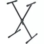 K&M® 18930 Keyboard Stand ขาตั้งคีย์บอร์ด แบบก้านเดียวตัว X ปรับสูงได้ 59.4 - 96.4 ซม. รองรับน้ำหนักได้มากถึง 50 กก. พับ
