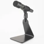 K&M® 23250 Microphone Table Stand Mike stand, microphone, desktop, made of metal height 14.2 cm. Model 23250-500-55.