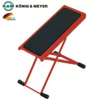 K&M® 14670 GUITAR FOOT Stool Footrest, who plays a good guitar foot with a height adjustment of 6 heights 11.9 - 26.4