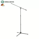 K&M® 21021 Overhead Microphone Stand ขาตั้งไมค์ ฐาน 3 ขา แบบสูงพิเศษ สำหรับจ่อกลอง ปรับสูงได้ 112 - 201 ซม. พับเก็บได้