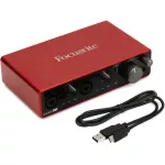 Focusrite® Scarlett 4i4 3rd Gen Audio Interface Audio International 4-in/4-OOT with a built-in prem. + Free Ableton Live Lit.