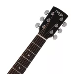 SAGA® SF850 41 -inch guitar, Dreadnough shape, Top Solid Spruce wooden side & back rosewood + free guitar bag
