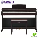 Yamaha® YDP-164 เปียโนไฟฟ้า 88 คีย์ ระบบเสียง CFX ต่อแอพ/หูฟัง/USB ได้ 10 โทนเสียง 60 เพลง + ฟรี ขาตั้ง & เก้าอี้เปียโน