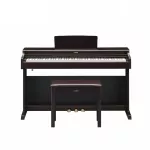 Yamaha® YDP-164 เปียโนไฟฟ้า 88 คีย์ ระบบเสียง CFX ต่อแอพ/หูฟัง/USB ได้ 10 โทนเสียง 60 เพลง + ฟรี ขาตั้ง & เก้าอี้เปียโน