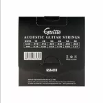 GUITTO GSA-010, Airy Guitar No. 10 Standard, Rustproof Pack Pack, Acoustic Guitar Strings Set 0.010-