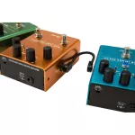 Fender® Blockchain Patch Cable Kits สายพ่วงเอฟเฟค อย่างดี หัวแบน เส้นแบน คละความยาว ของแท้ 100%