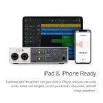 Universal Audio® Volt 2 Audio Interface 2-In/2-OOT USB 2.0 Audio International 24-bit for Mac/PC/iPhone/iPad + Free USB & Ableton Live Lite **