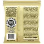 ERNIE BALL® Classic Earthwood Clear Strap, Clear Nylon, Gold Head Wire. 028 - .042 / Folk Nylon, Clear & Gold Ball End ** Made in USA **