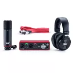 Focusrite® Scarlett 2i2 Studio 3rd Gen Mini -XLR COMBO POCTER + Full Set + Free Cutting Program
