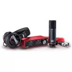 Focusrite® Scarlett 2i2 Studio 3rd Gen Mini -XLR COMBO POCTER + Full Set + Free Cutting Program