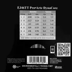 D'Amdario® EJ46T, classic guitar line, Silver Pted Wrap, Composite Dynacore, Titanium Trebles Ha