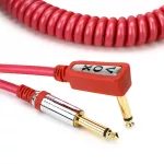 VOX® VCC VINTAGE COLED Cable, 9 -meter long -standing guitar jack cable / bend head + free cloth bag
