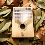 HLURU KG-BB Kalimba, Non Non Hand, Calimba, 17 Key Key, Central Sound Sound, made from bamboo + free cases, storage, maintenance & hammer