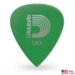 D'Addario Guitar Pick ปิ๊กกีตาร์ ทรงมาตราฐาน วัสดุ Duralin แข็งแรงทนทาน ลดการเสียดทานของสายกีตาร์ให้โทนเสียงที่ สดใส กั