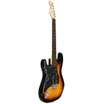 Century CE-A384-LH กีตาร์ไฟฟ้ามือซ้าย ทรง Strat 22 เฟร็ต ไม้เบสวู้ด ปิ๊กอัพผสม HSS กีตาร์ไฟฟ้าคนถนัดซ้าย+ แถมฟรีคันโยก