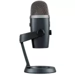 Blue Microphones® YETI NANO MIC condenser, a professional USB condenser Can adjust the sound to receive the sound, connect the headphones with the base