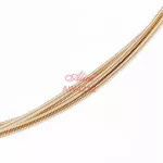 Alice® AW4212 SL, 12th Guitar Strap, No. 10, 90/10 Bronze, Hi Carbon Steel Rust -proof Authentic copper wrap