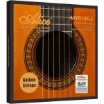Alice® AWR19CJ N, classic guitar line, Normal Tension, all golden straps, carbon/nylon tendons, gold tendons, golden wire coating, rust -proof coated