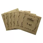 Alice® AWR19CJ N, classic guitar line, Normal Tension, all golden straps, carbon/nylon tendons, gold tendons, golden wire coating, rust -proof coated