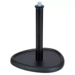 K&M® 23230 Desktop Microphone Stand Mike legs, microphone stand, desktop table, triangular base 15.2 cm. Can be removed.