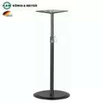 K&M® 26740 Monitor Stand, a rounder standpoint stand, 95 - 143 cm high. The base is 24.5 x 20.5.
