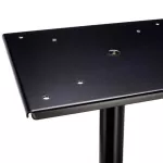 K&M® 26740 Monitor Stand, a rounder standpoint stand, 95 - 143 cm high. The base is 24.5 x 20.5.