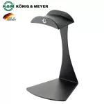 K&M® 16075 Headphone Table Stand, a desktop headphones with a preventive rubber sheet when using Model 16075-000-56