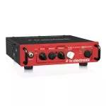TC Electronic® BH250 Bass Head, a 250 -watt guitar amplifier, has an EQ adjustment button to D.I./USB.