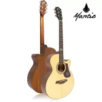 Mantic GT-10AC 40-inch guitar, Om Cutaway shape, Top Sol, Angel Mandrus/Cherry Wood + Free Bag & Jun