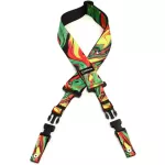 Dimarzio® DP2241 Guitar Shoulder Strap 2 -inch width clips, nylon materials for all types of guitar, Green Universe