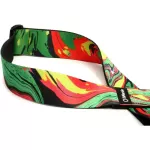 Dimarzio® DP2241 Guitar Shoulder Strap 2 -inch width clips, nylon materials for all types of guitar, Green Universe
