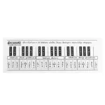 37 key stickers for attaching electric keyboard, Melodian, all models, SN-10