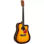 Setsuko SP-S01 กีตาร์โปร่ง 41 นิ้ว Sprout Series ทรง Dreadnought คอเว้า ไม้หน้า Laminate Spruce ลูกบิดวินเทจ ปิ๊กการ์ด Teardrops + แถมฟรีกระเป๋ากีตาร์