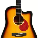 Setsuko SP-S01 กีตาร์โปร่ง 41 นิ้ว Sprout Series ทรง Dreadnought คอเว้า ไม้หน้า Laminate Spruce ลูกบิดวินเทจ ปิ๊กการ์ด Teardrops + แถมฟรีกระเป๋ากีตาร์