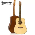 Baracuda D-200, 41 inch acoustic guitar /Mahogany wood Nickel silver knob