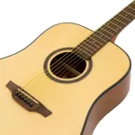 Baracuda D-200, 41 inch acoustic guitar /Mahogany wood Nickel silver knob