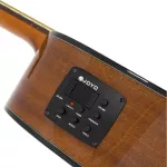 Barkuda D-300EQ 41 inch electric guitar /Mahogany wood Nickel silver knob + with free gift