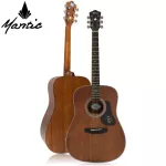 Mantic AG-380, 40 inch guitar, Dreadnough shape, Mahogany wood, both coating + free bag & tuner & kapo & Chu