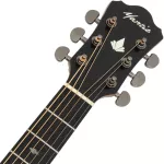 Mantic AG-380, 40 inch guitar, Dreadnough shape, Mahogany wood, both coating + free bag & tuner & kapo & Chu