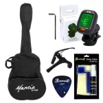 Mantic AG-380, 40 inch guitar, Dreadnough shape, Mahogany wood, both coating + free bag & tuner & kapo & Chu