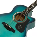 Mantic GT-1AC, 40-inch guitar, Dreadnought Cutaway, Angel Mandrus/Cherry Wood + Free Bag & Jun