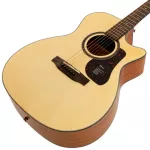 Mantic om-1c, airy guitar, 40 inches, OM shape, spruce/okme coated + free bag & tuner & kapo & pic & liquid set