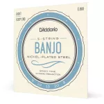 D'Addario® EJ60 Banjo Number 9 Nickel -Pected Steel Light, 9 - 20 ** Made in USA **