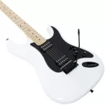 CENTURY DARK SERIES Electric Guitar Strat 22 Frete Hardware Black + Free Rocking & Bag & Tuner & Slender Set