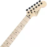 CENTURY DARK SERIES Electric Guitar Strat 22 Frete Hardware Black + Free Rocking & Bag & Tuner & Slender Set