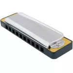 Suzuki® Harpmaster Harmonica, Harmonica Mount Mount Diatonic 10 channels + free case box ** Made in Japan **