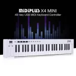 MIDIPLUS X4 mini, a hint keyboard 49 key tutch piano, portable, USB and MIDI connection + free USB & manual **